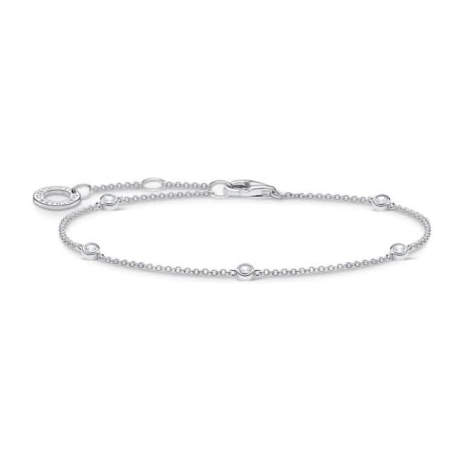 Silver Zirconia Bracelet A1999-051-14-L19v