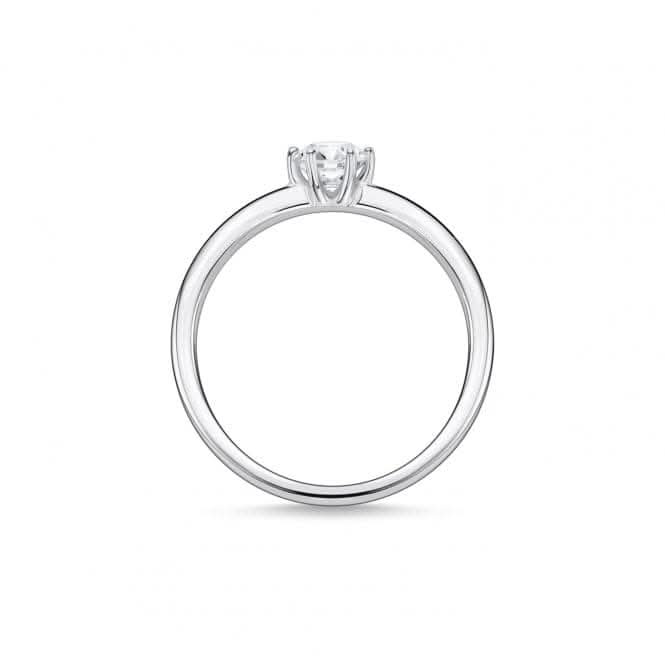Silver Zirconia Claw Setting Stacking Ring TR2313 - 051 - 14Thomas Sabo Charm Club CharmingTR2313 - 051 - 14 - 48