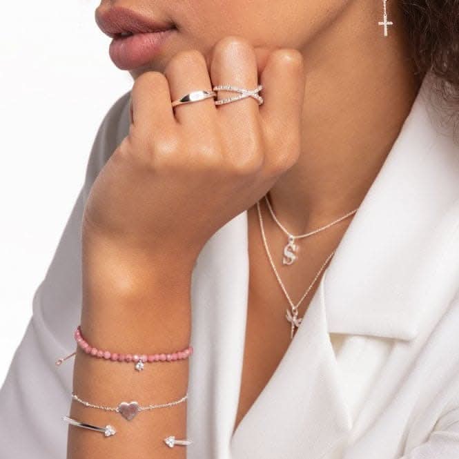 Silver Zirconia Criss Cross Ring TR2318 - 051 - 14Thomas Sabo Charm Club CharmingTR2318 - 051 - 14 - 48