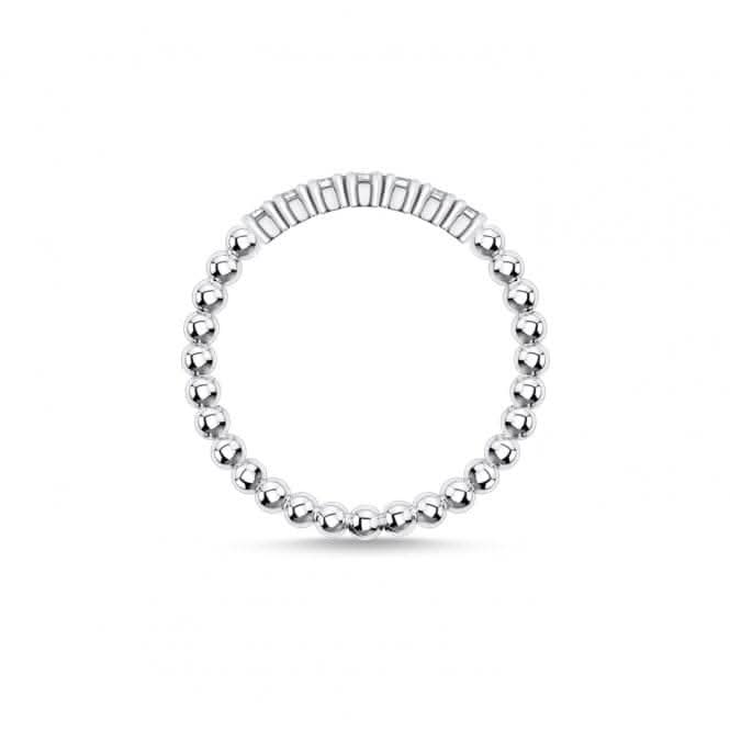 Silver Zirconia Dot Stacking Ring TR2323 - 051 - 14Thomas Sabo Charm Club CharmingTR2323 - 051 - 14 - 48
