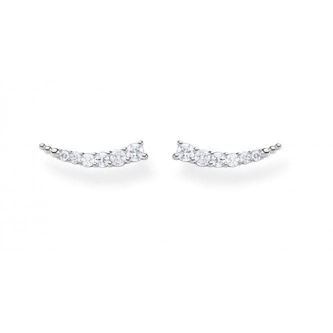 Silver Zirconia Ear Climbers H2158-051-14