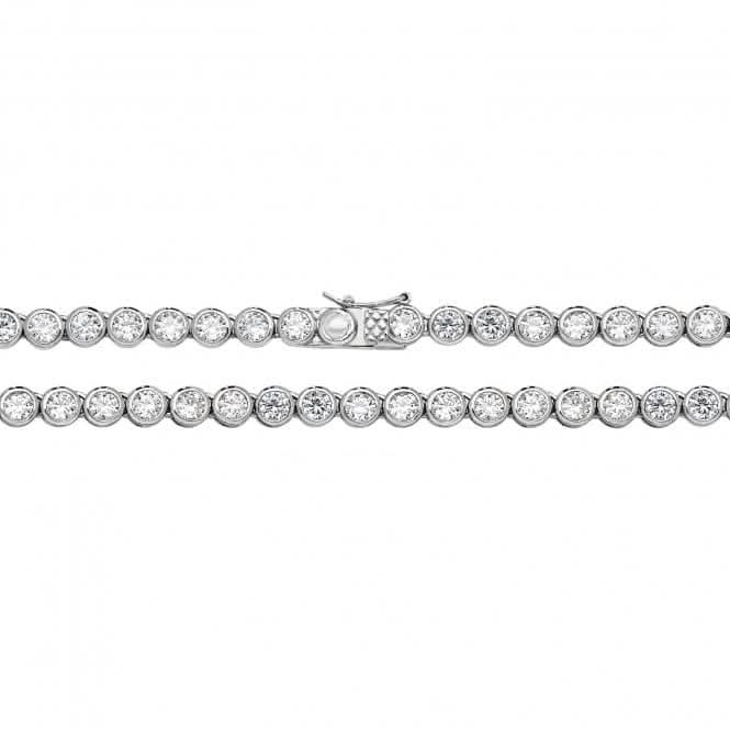 Silver Zirconia Money Chain G1100CZAcotis Silver JewelleryG1100CZ/06