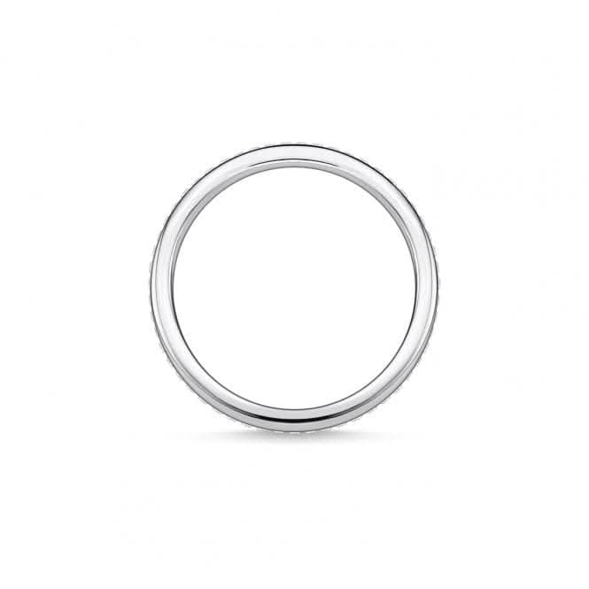 Silver Zirconia Pave Double Ring TR2316 - 051 - 14Thomas Sabo Charm Club CharmingTR2316 - 051 - 14 - 48
