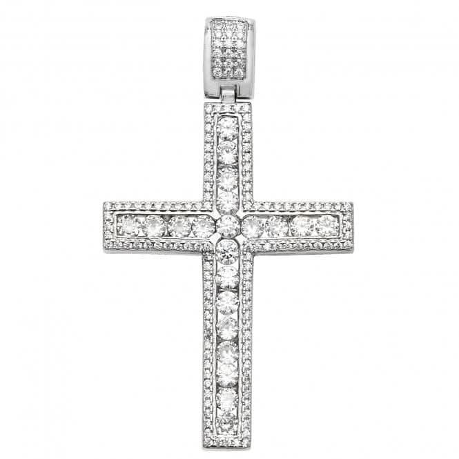 Silver Zirconia Pendant G6995Acotis Silver JewelleryTH - G6995