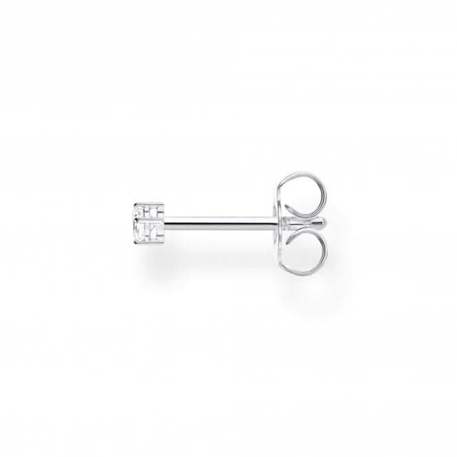 Silver Zirconia Single Ear Stud - Small H2147 - 051 - 14Thomas Sabo Charm Club CharmingH2147 - 051 - 14