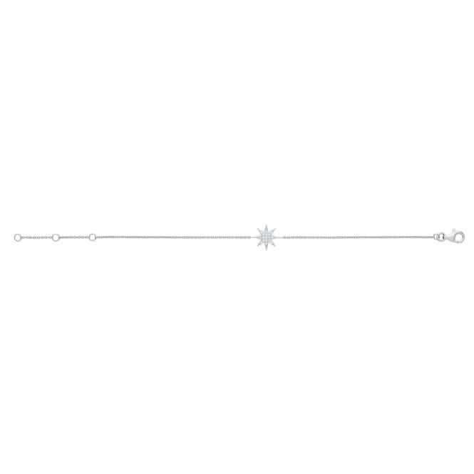 Silver Zirconia Star Bracelet G3360BAcotis Silver JewelleryTH - G3360B