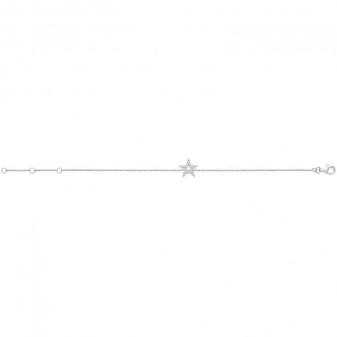 Acotis Silver Bracelet Zirconia Star G3369B