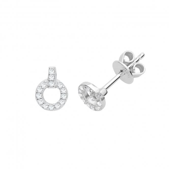 Acotis Silver Stud Earrings Zirconia G51215