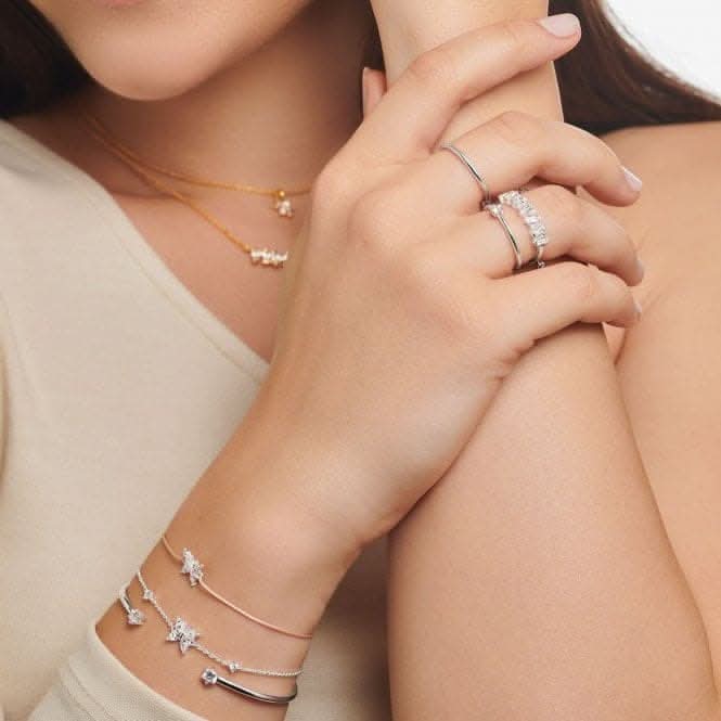 Silver Zirconia White Stones Ring TR2346 - 051 - 14Thomas Sabo Charm Club CharmingTR2346 - 051 - 14 - 48