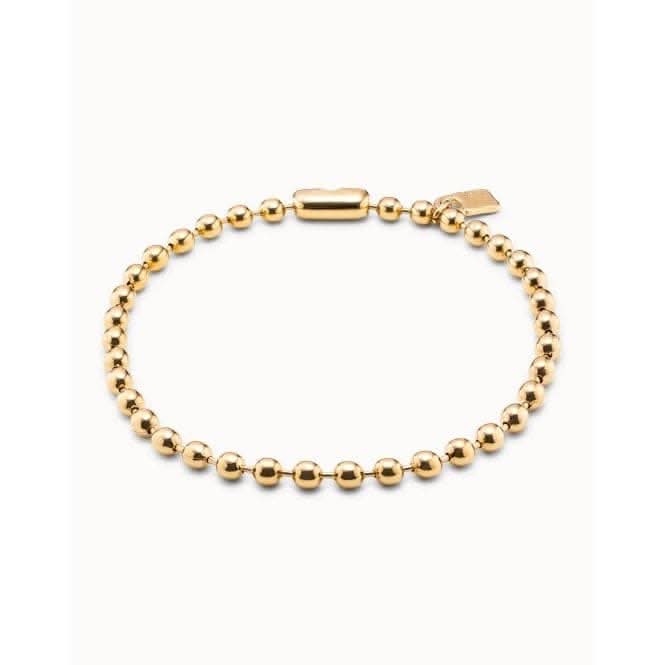 Snowflake Golden Metal Necklace