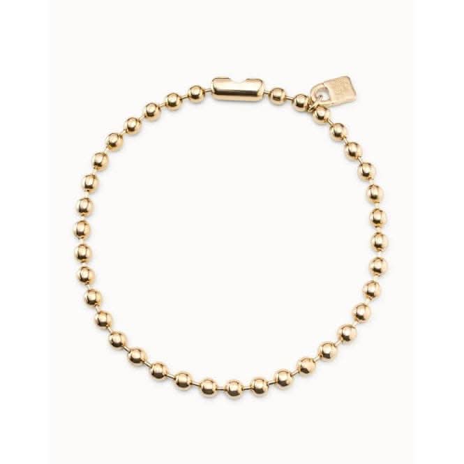 Snowflake Golden Metal NecklaceUNOde50COL1390ORO0000U