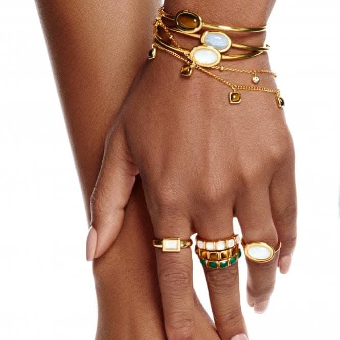 Square MOP Ring DR264
