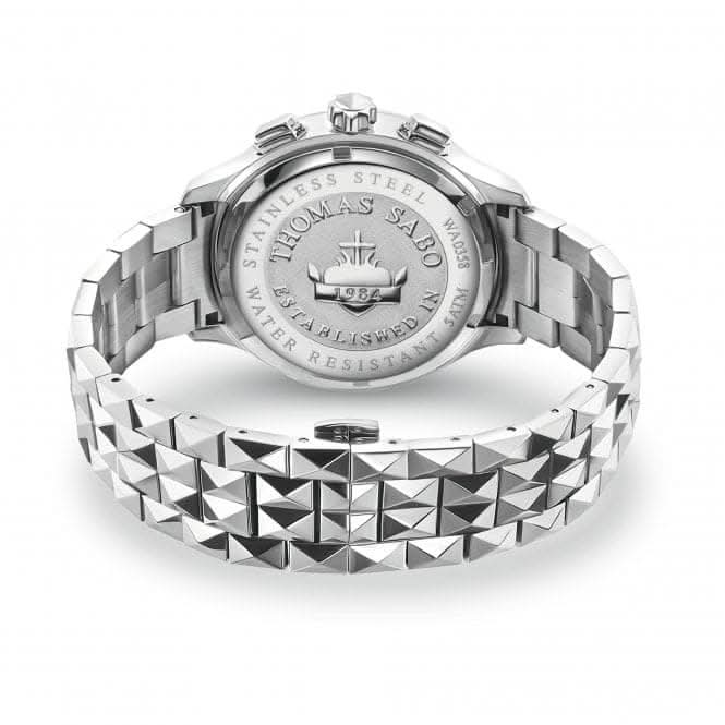 Stainless Steel Dial Black Statement Mens Watch WA0358 - 201 - 203Thomas Sabo WatchesWA0358 - 201 - 203