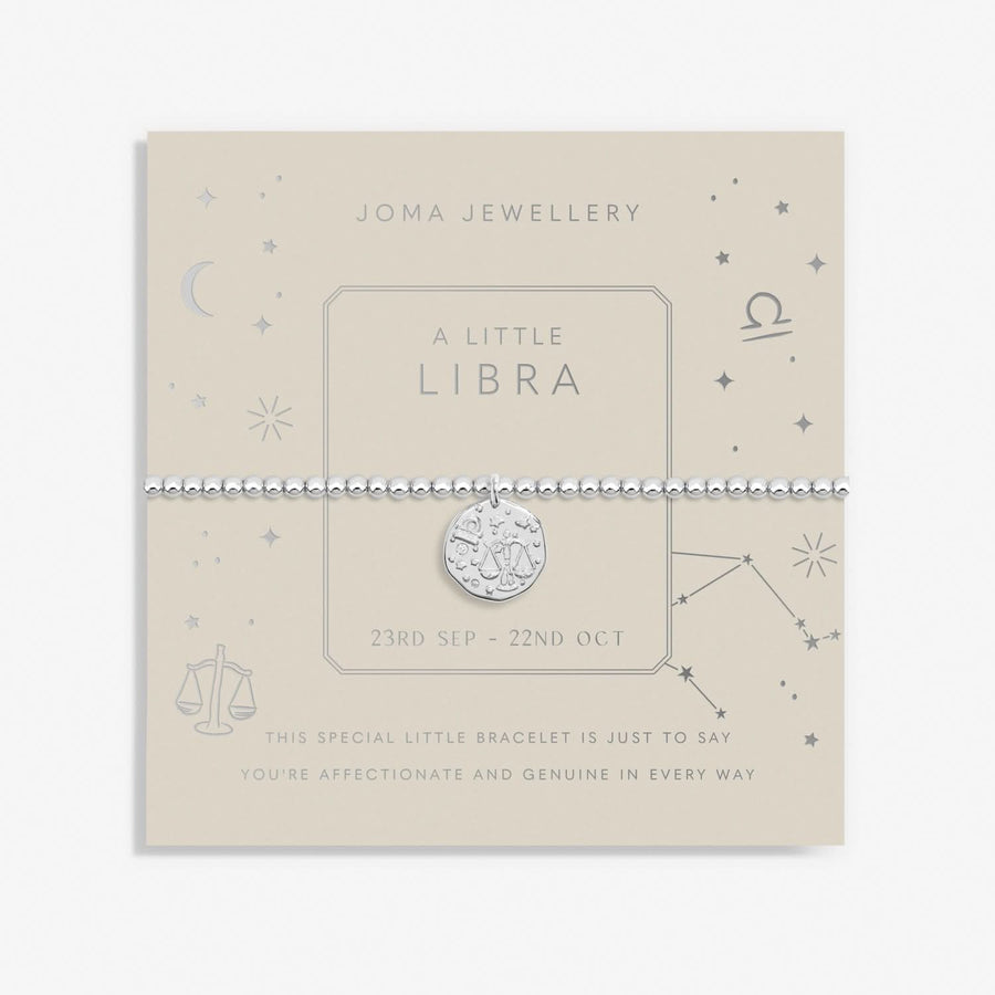 Star Sign A Little Libra Silver Plated Bracelet 7438