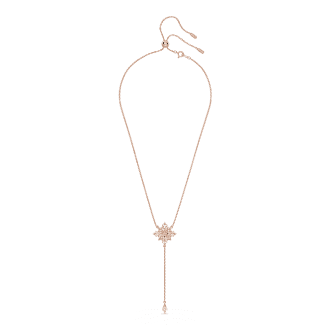 Stella Y Kite Cut Star White Rose Gold-tone Plated Necklace 5645383