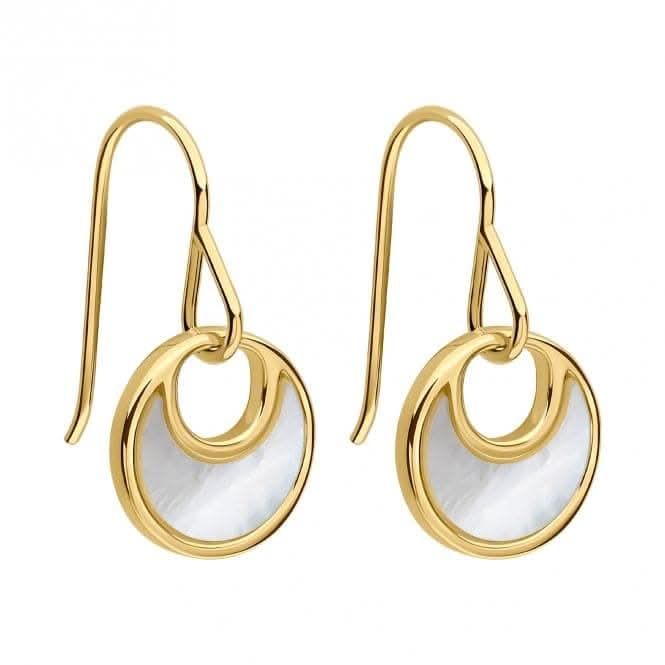 Fiorelli Silver Gold Earrings E6378W
