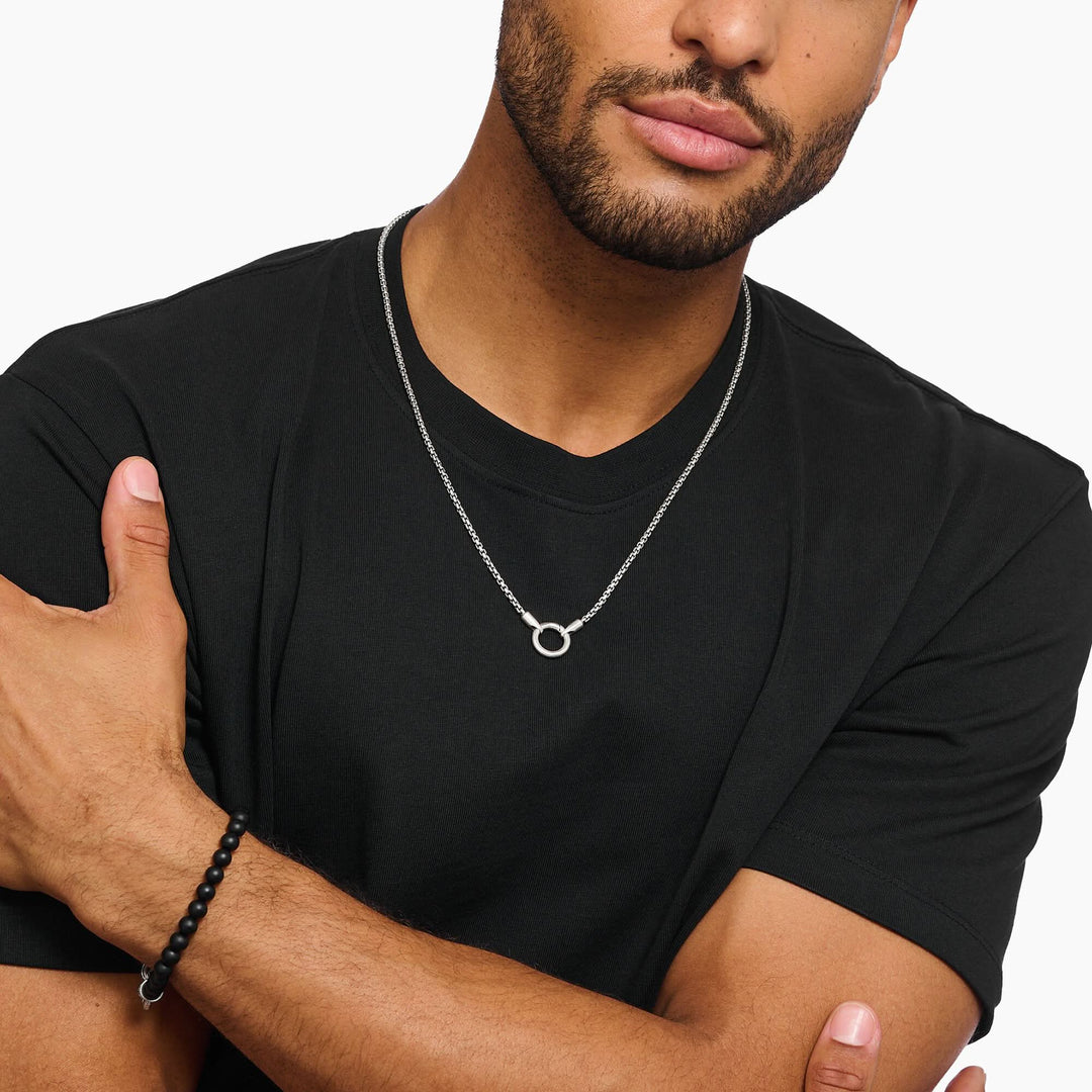 Sterling Silver 2.7mm Venetian Round Clasp Necklace KE2322 - 637 - 21Thomas Sabo Charm ClubKE2322 - 637 - 21 - L60