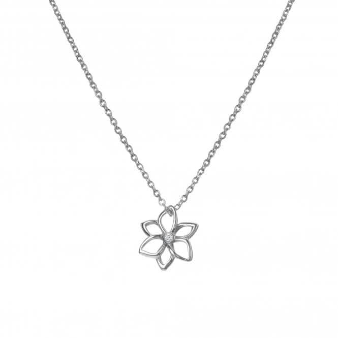 Sterling Silver Amulets Flower Pendant DP894