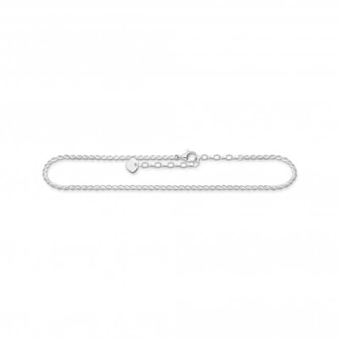 Sterling Silver Anklet AK0035-001-21-L27V