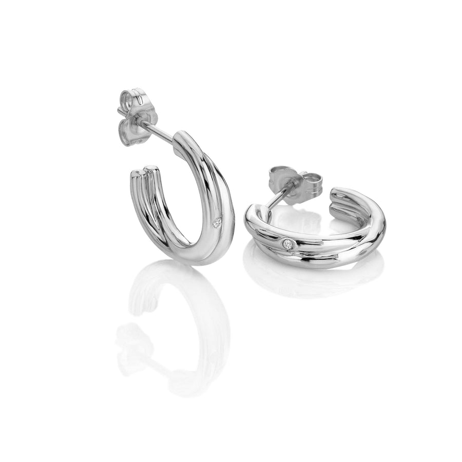 Sterling Silver Aura Earring DE822