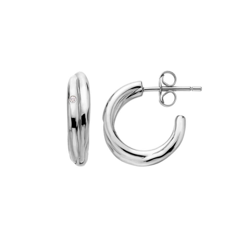 Sterling Silver Aura Earring DE822