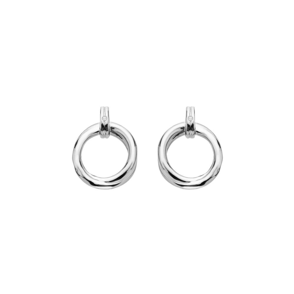 Sterling Silver Aura Stud Earring DE824