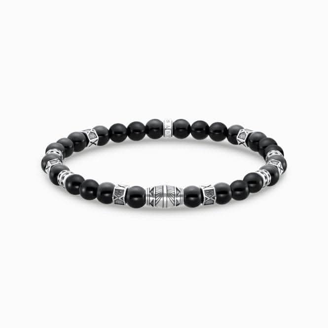 Sterling Silver Black Onyx Bracelet A2087-507-11