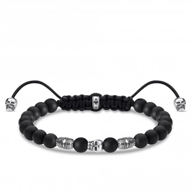 Sterling Silver Black Skulls Bracelet A1945 - 811 - 11 - L22vThomas Sabo Sterling SilverA1945 - 811 - 11 - L22v