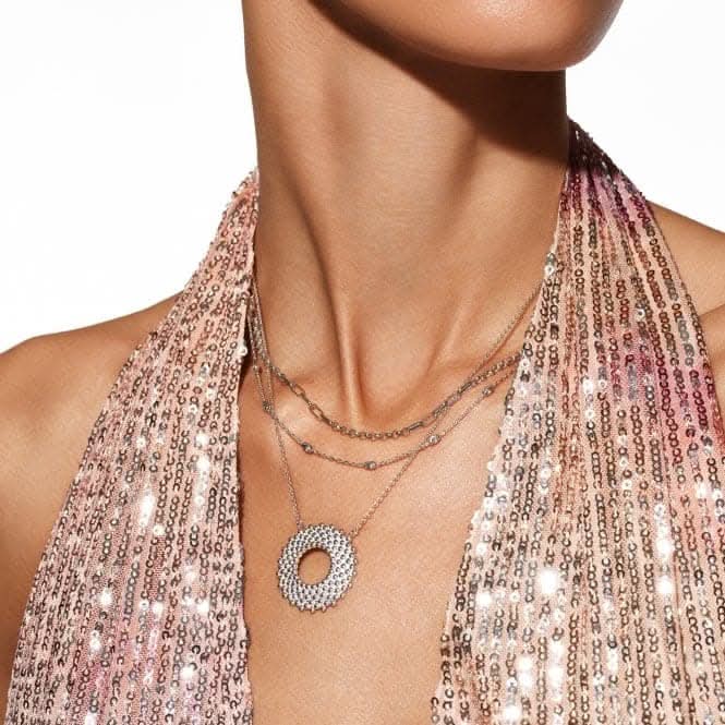 Sterling Silver Blossom Necklace DN191