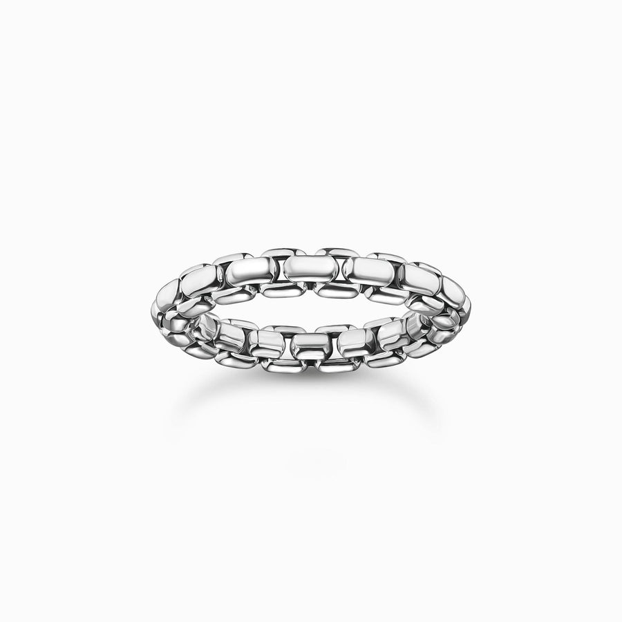 Sterling Silver Box Chain Ring TR2502-637-21