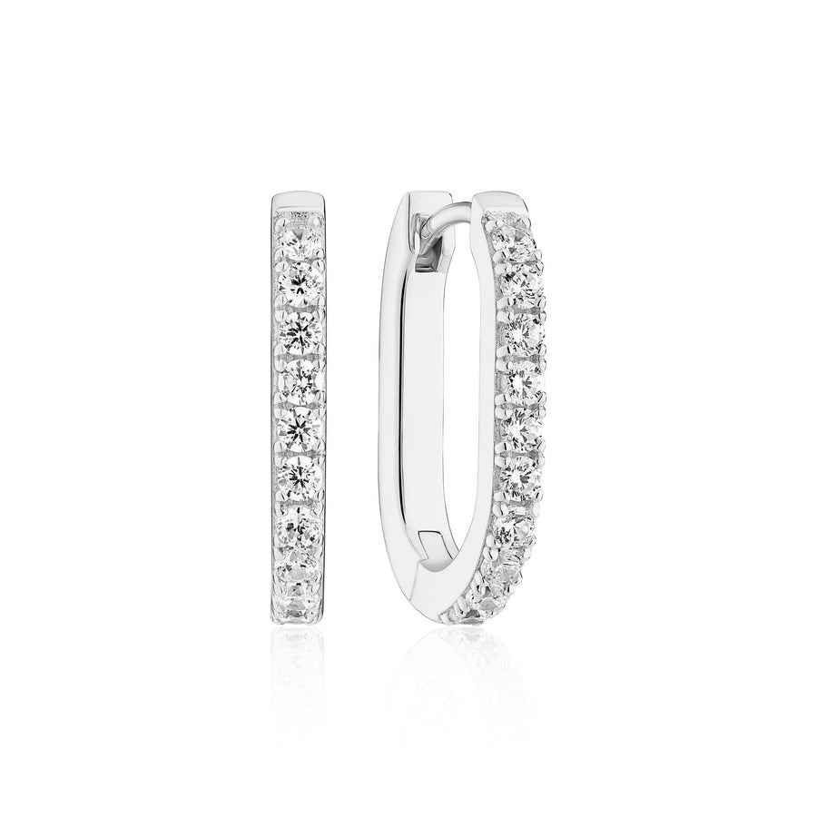 Sterling Silver Capizzi Piccolo Earrings SJ-E42209-CZ