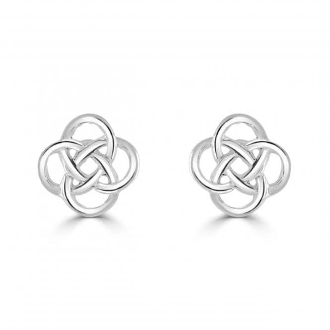 Sterling Silver Celtic Small Knot Stud Earrings 4276HP