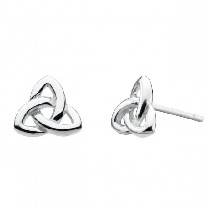 Sterling Silver Celtic Trinity Knot Stud Earrings 4272HP