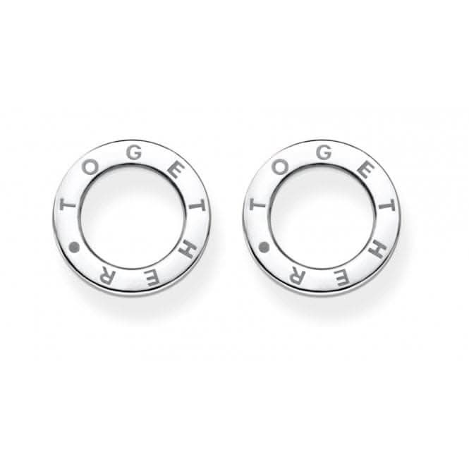 Sterling Silver Circles Together Ear Studs H1946 - 001 - 12Thomas Sabo Sterling SilverH1946 - 001 - 12