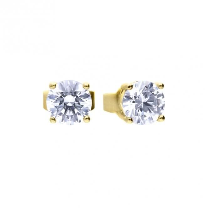 Sterling Silver Clear Cubic Zirconia Earrings E6400