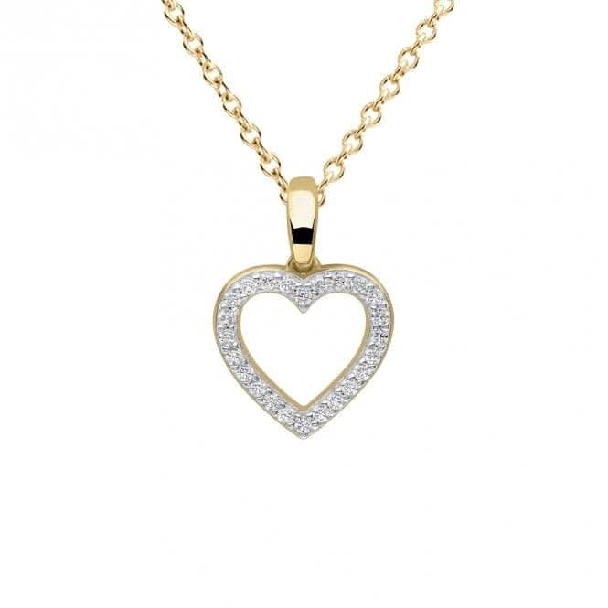 Sterling Silver Clear Cubic Zirconia Pendant P5391