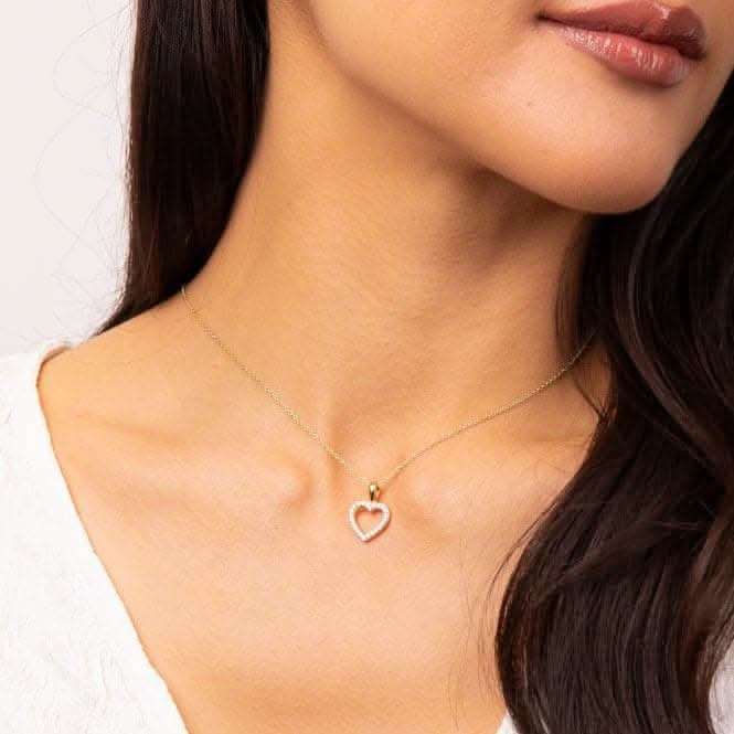 Sterling Silver Clear Cubic Zirconia Pendant P5391