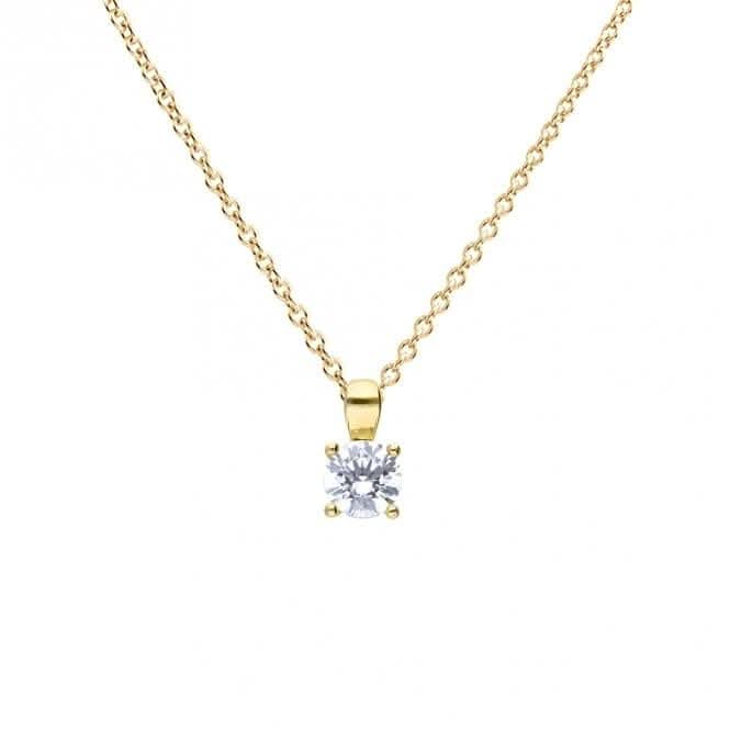 Sterling Silver Clear Cubic Zirconia Pendant P5394