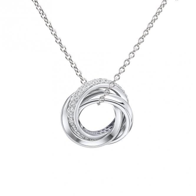 Sterling Silver Clear Cubic Zirconia Pendant P5399