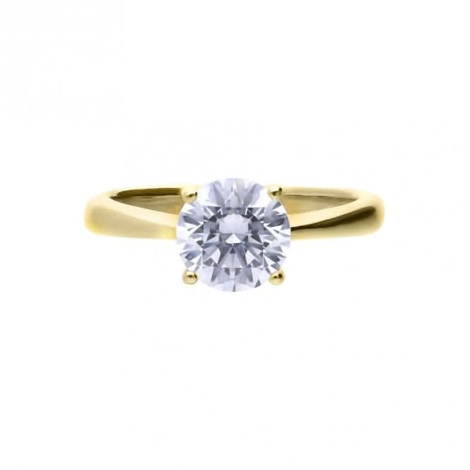 Sterling Silver Clear Cubic Zirconia Ring R3868