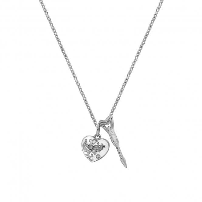 Sterling Silver Cupid Pendant DP751