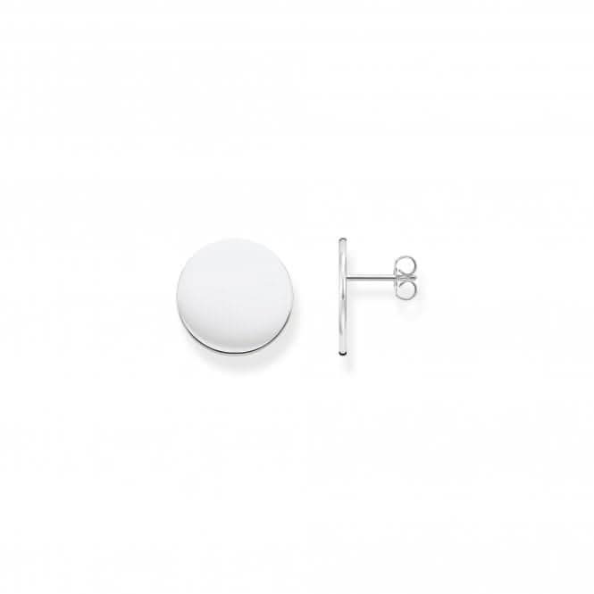 Sterling Silver Disc Earrings H2203-001-21