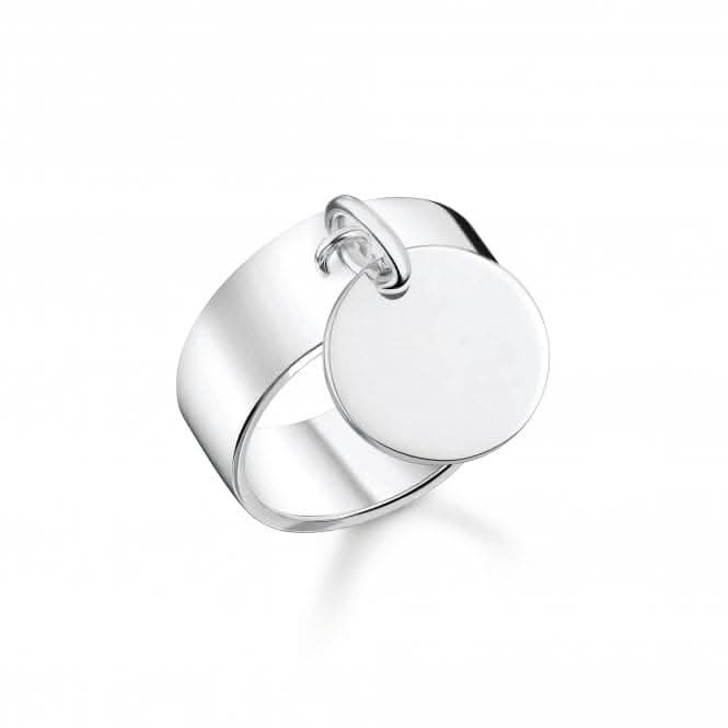 Sterling Silver Disc Ring TR2365-637-21