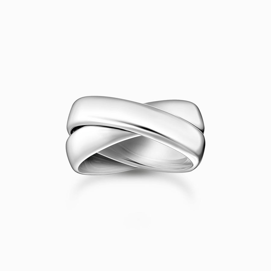 Sterling Silver Duo Ring TR2491-001-21