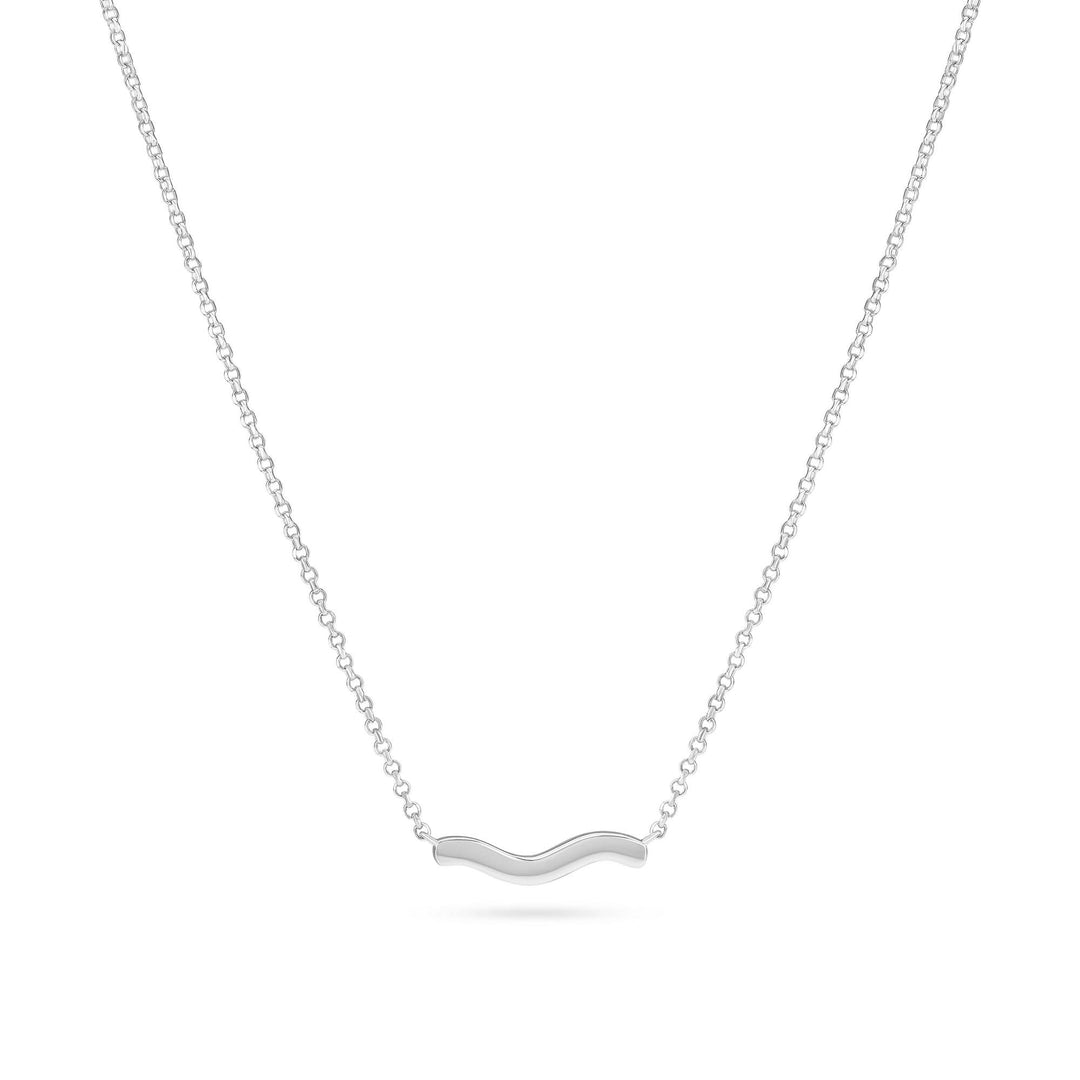 Sterling Silver Ellera Waves Pianura Necklace SJ - N3859Sif JakobsSJ - N3859