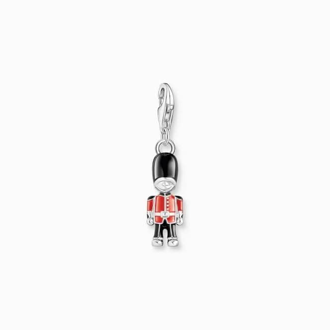Sterling Silver Enamel LONDON Royal Guard Charm 2122-007-7