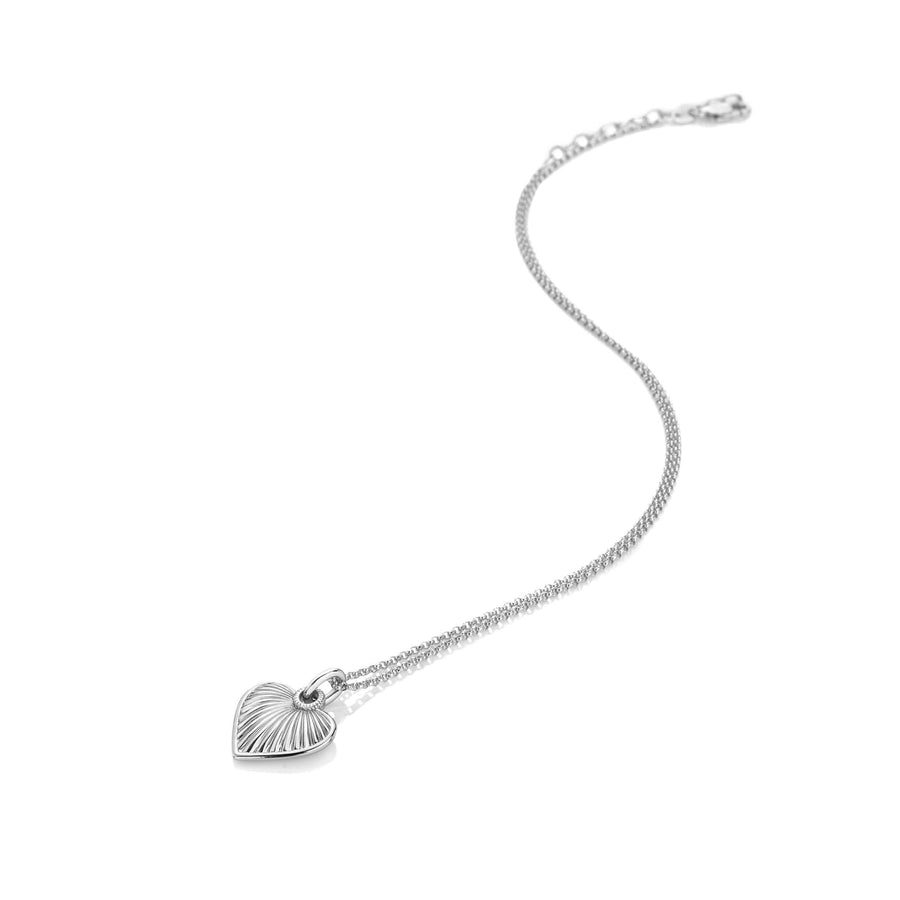 Sterling Silver Essence Heart Necklace DP1029