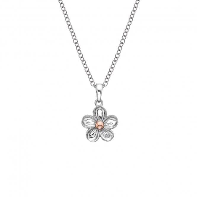 Sterling Silver Forget Me Not Pendant DP749