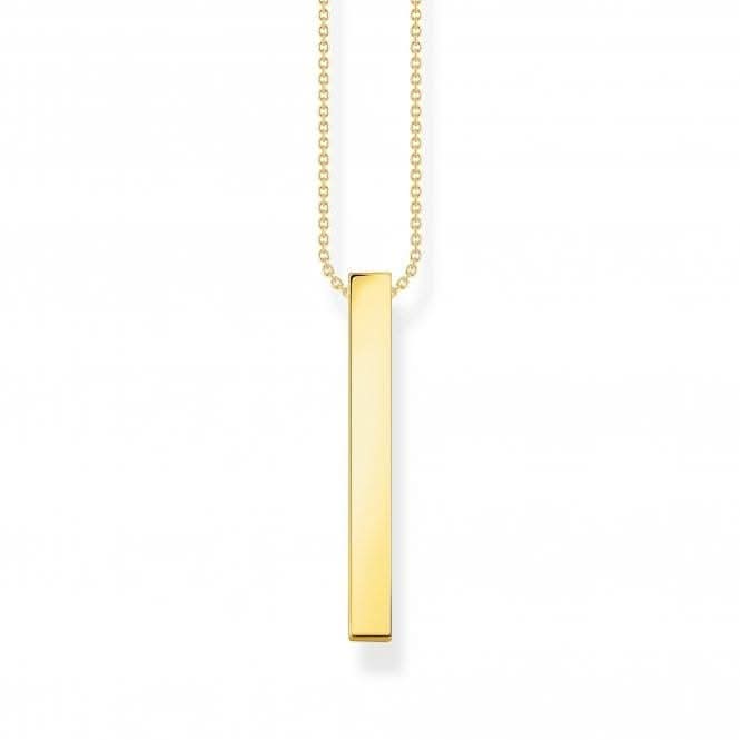 Sterling Silver Gold Plated Colourful Stones Necklace KE2146-996-7-L45V