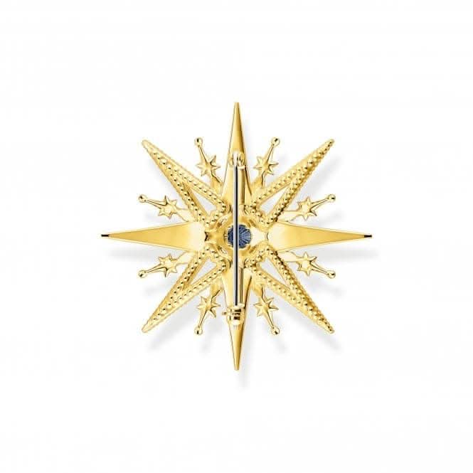 Sterling Silver Gold Plated Multicoloured Stones Star Brooch X0281 - 959 - 7Thomas Sabo Sterling SilverX0281 - 959 - 7